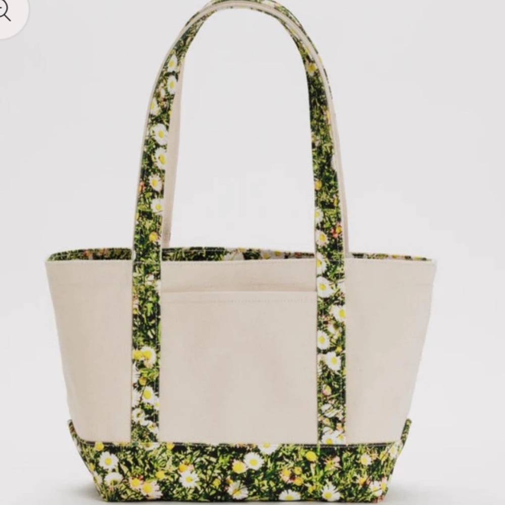 NWT BAGGU DAISY Small Heavyweight Canvas Tote